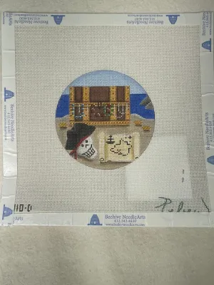 * SALE / Rebecca Wood Designs 1010-D Treasure Island Round