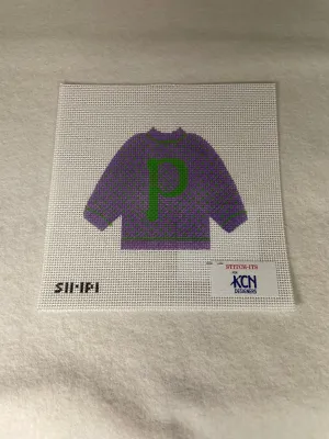 * Stitch-Its S11P1- Letter Pullover- P