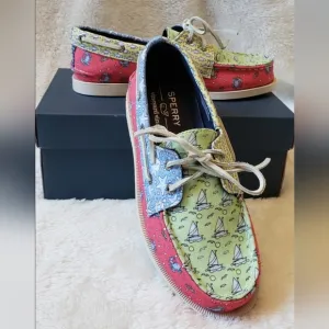🆕️ Vineyard Vines Patchwork Sperry Boat Shoe