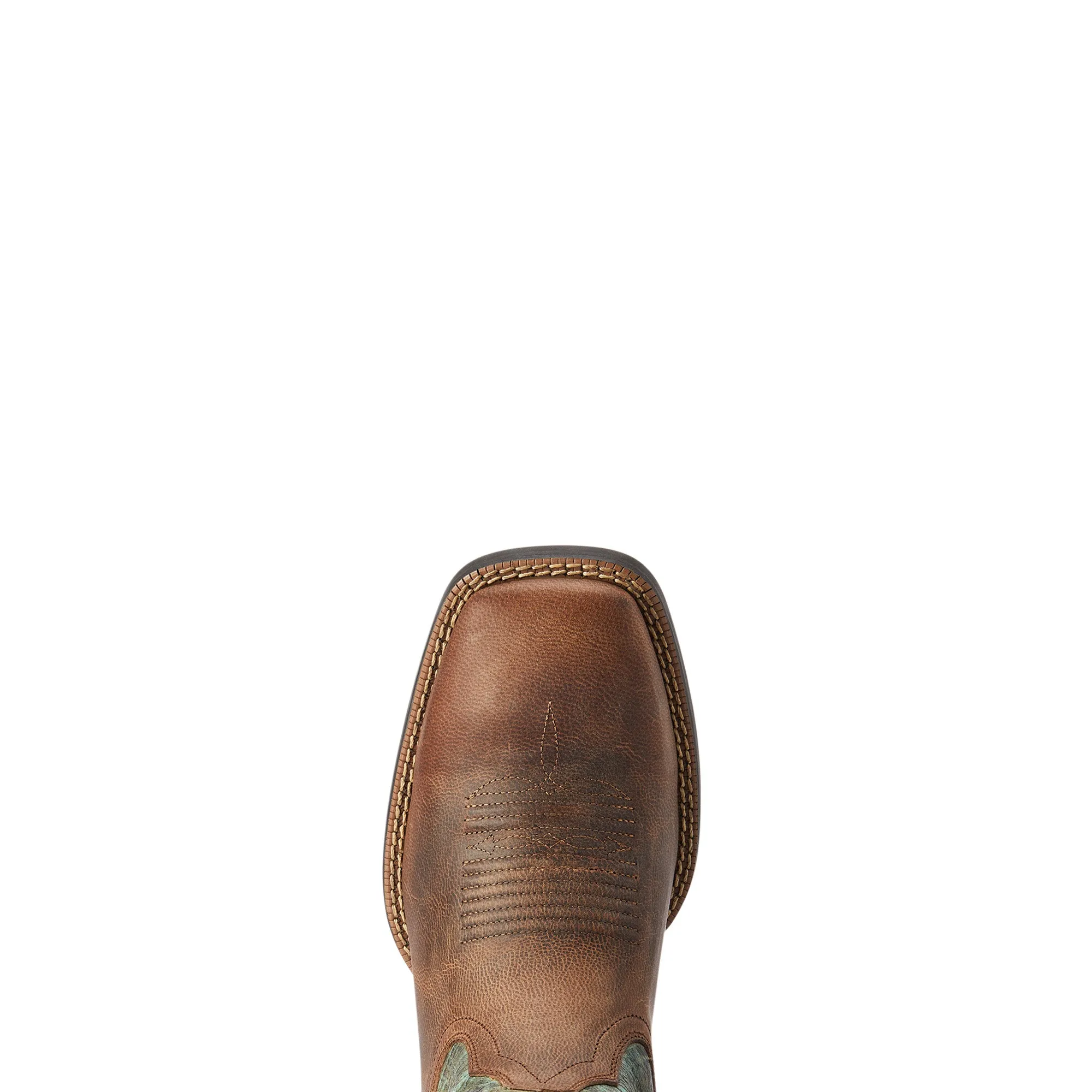 10042403 Ariat Mns Sport Rodeo Loco Brown/Roaring Turquoise