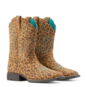 10044422 Ariat KDS Child Primetime Faded Leopard