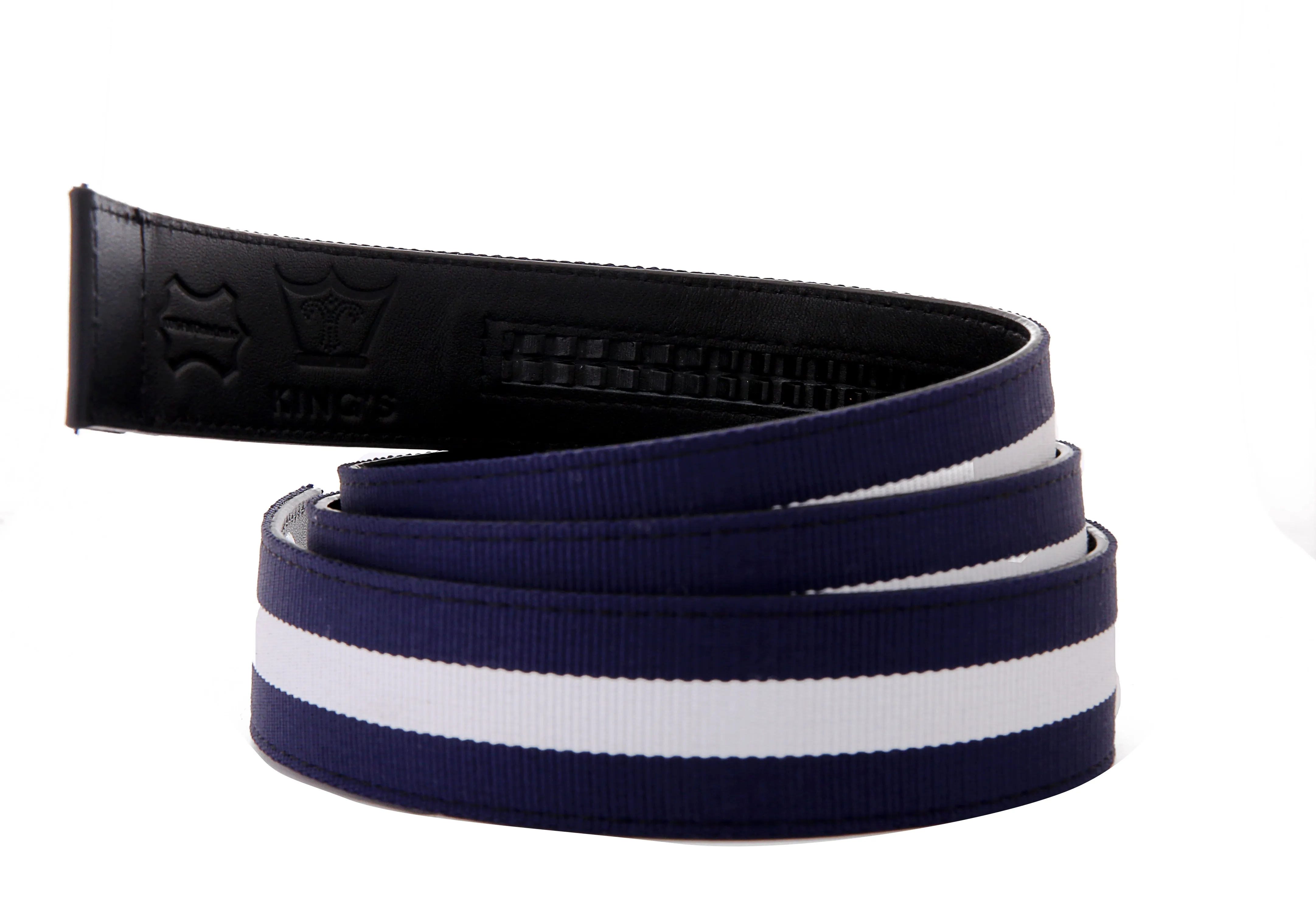 1.5" Canvas Blue/White Strap