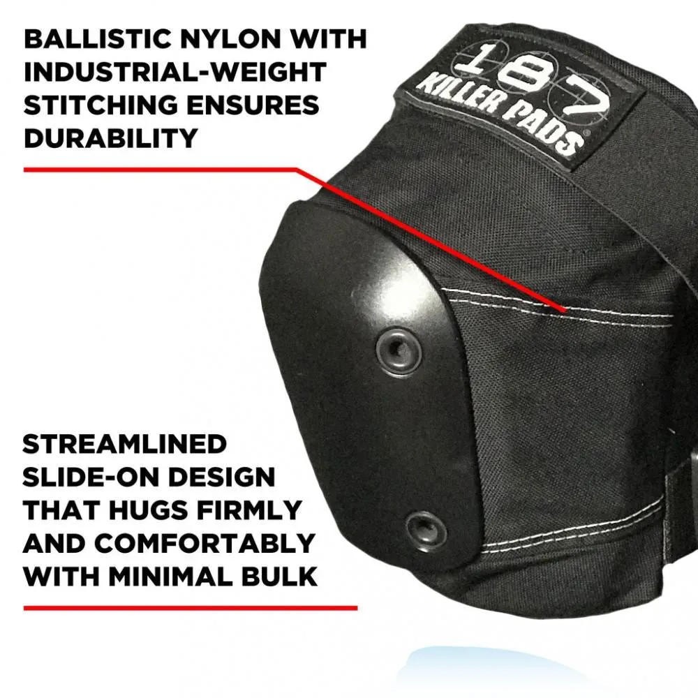 187 Killer Pads Slim Knee Pads - Black