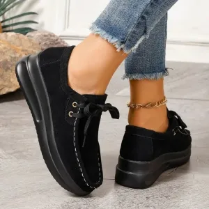 2025 Lace-Up Thick-Soled Casual Shoes