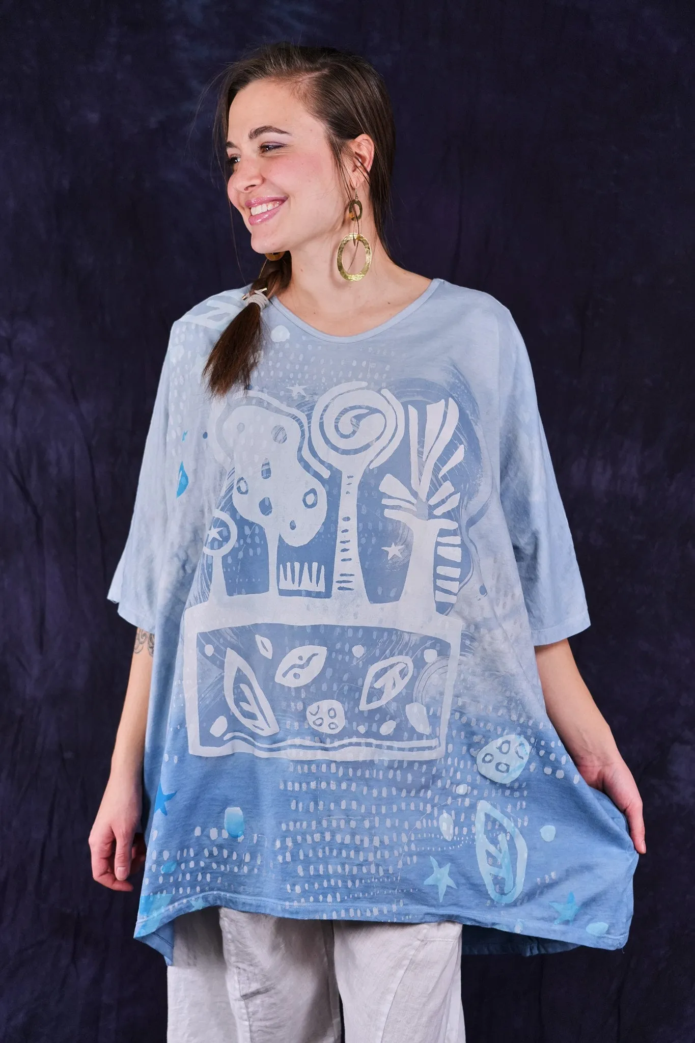2358HD Tournesol Tee Summer Sky Lake-P