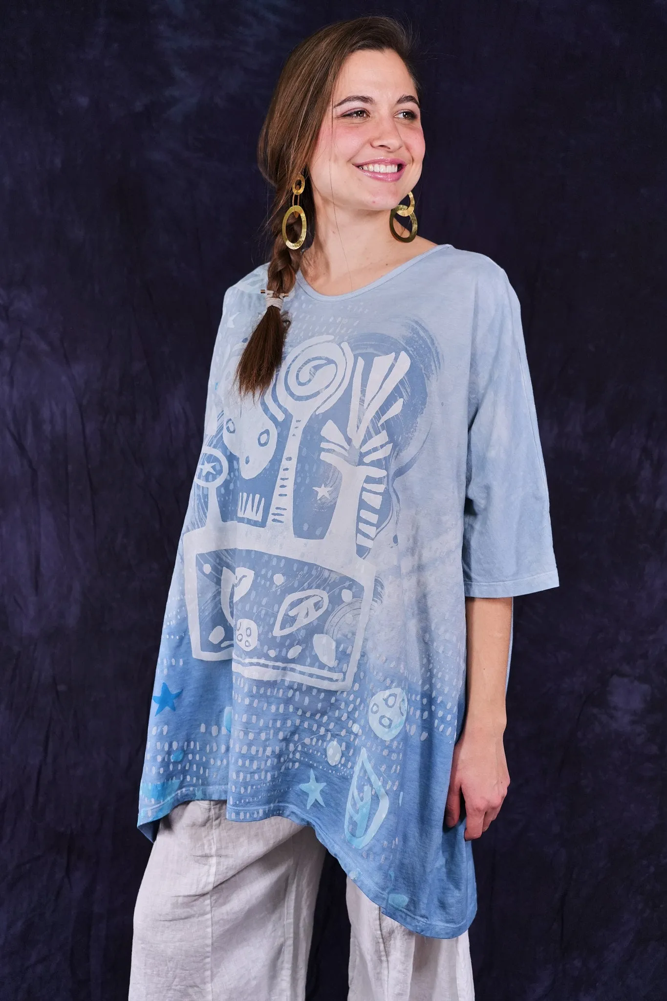 2358HD Tournesol Tee Summer Sky Lake-P