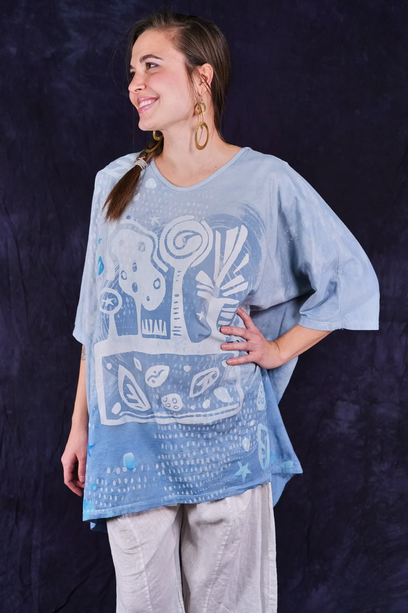 2358HD Tournesol Tee Summer Sky Lake-P