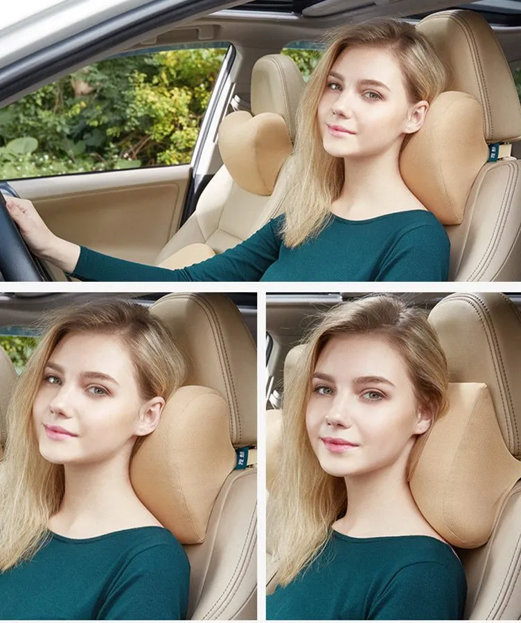 2pcs Car Headrest Neck Pillow