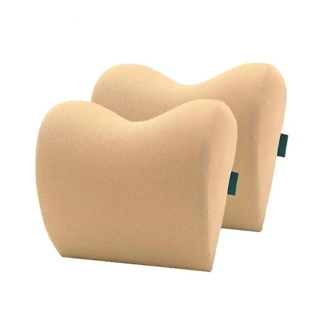 2pcs Car Headrest Neck Pillow
