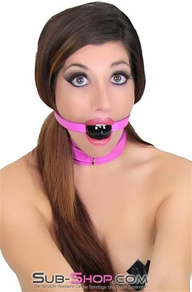 3843RS      Hot Pink Beginner Ball Gag Strap