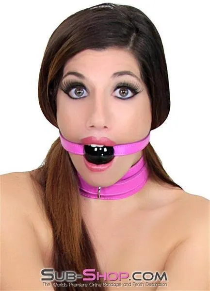 3843RS      Hot Pink Beginner Ball Gag Strap