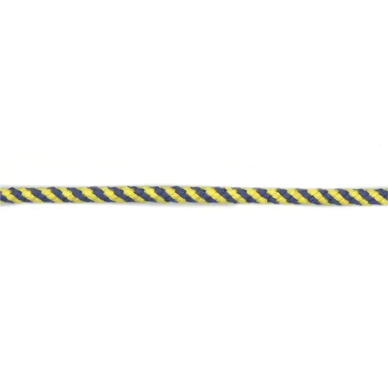 4mm Blue-Yellow Acrylic Braided Cord