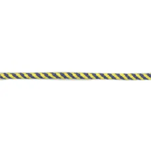 4mm Blue-Yellow Acrylic Braided Cord