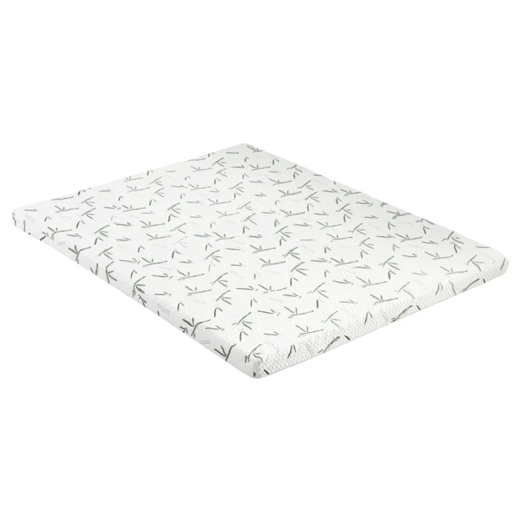 8cm Bedding Cool Gel Memory Foam Bed Mattress Topper Bamboo Cover Queen