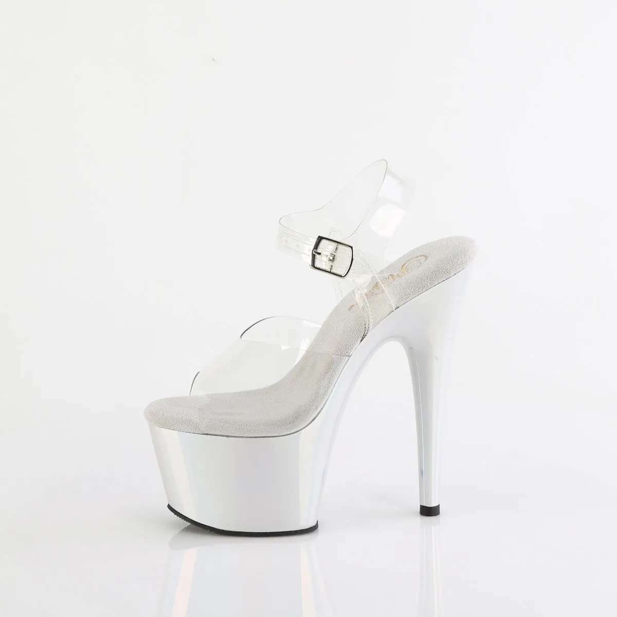 ADORE-708LQ  Clear/Liquid Silver Hologram