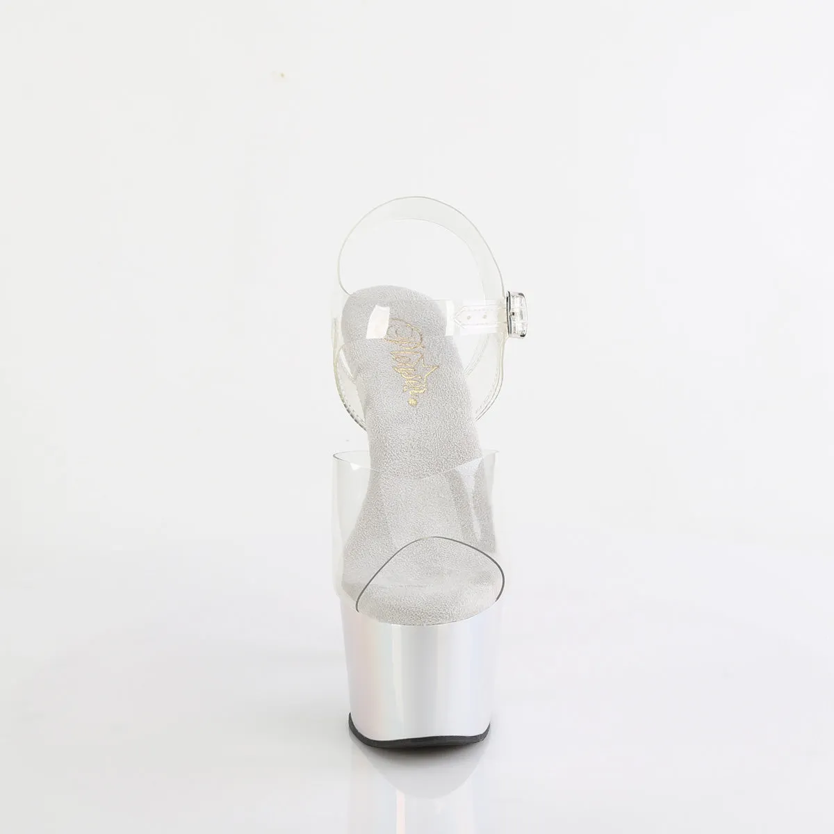 ADORE-708LQ  Clear/Liquid Silver Hologram