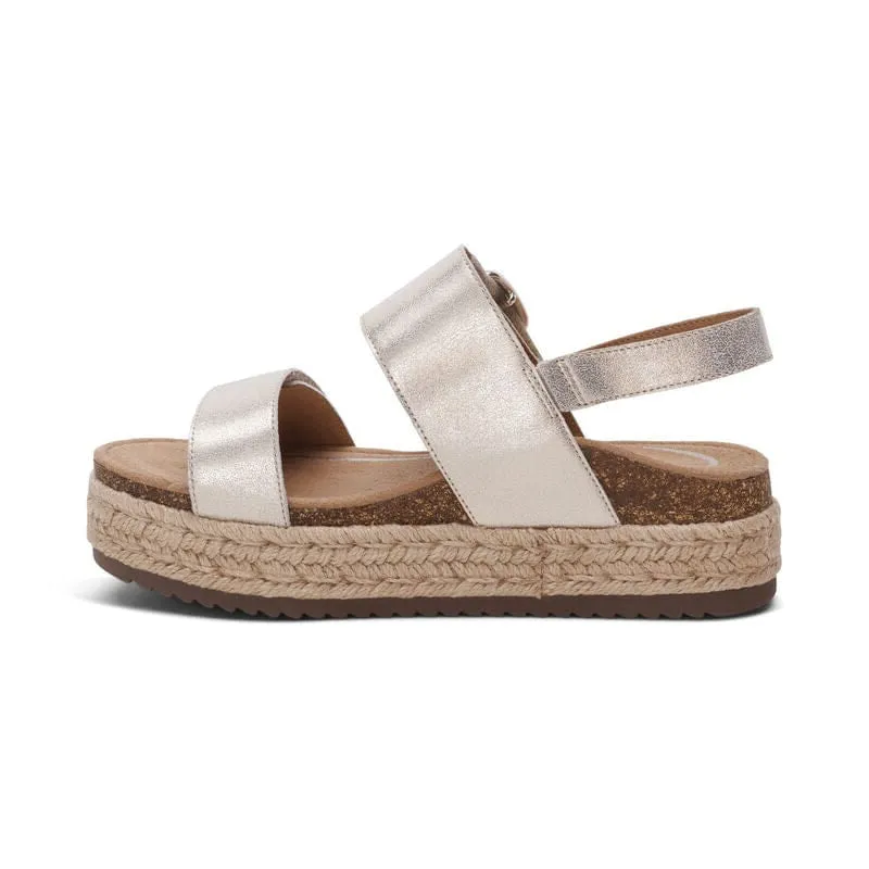 AETREX VANIA ARCH SUPPORT PLATFORM SANDAL WOMEN'S