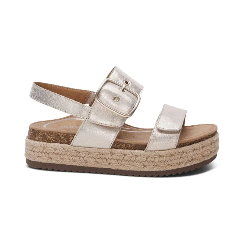AETREX VANIA ARCH SUPPORT PLATFORM SANDAL WOMEN'S