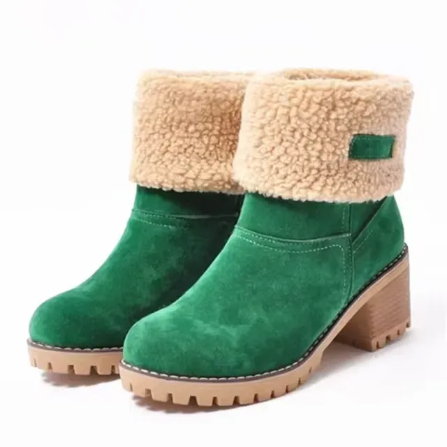 Aisu - Stylish warm leather snow boots