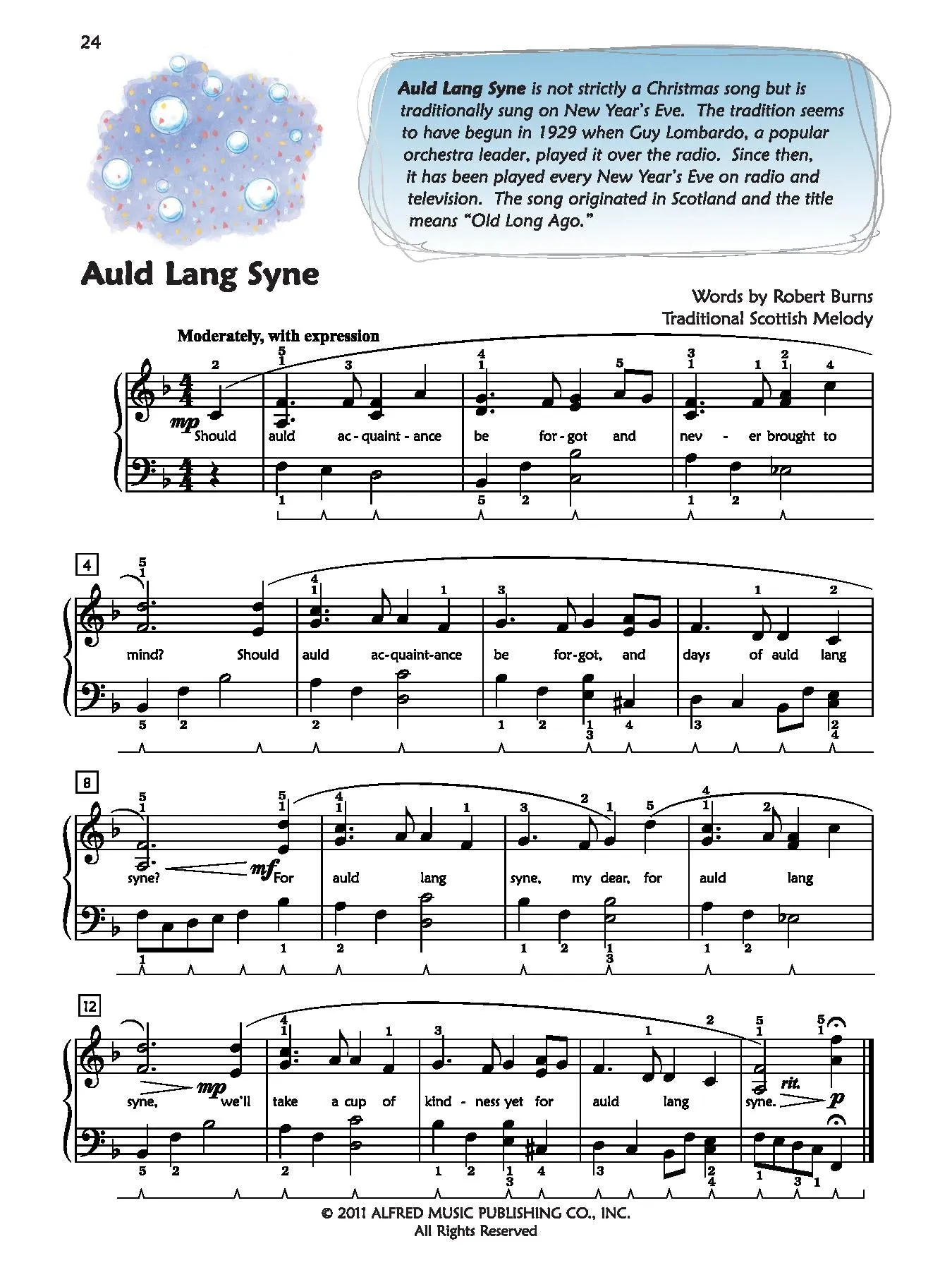 Alfred's Premier Piano Course, Christmas 5