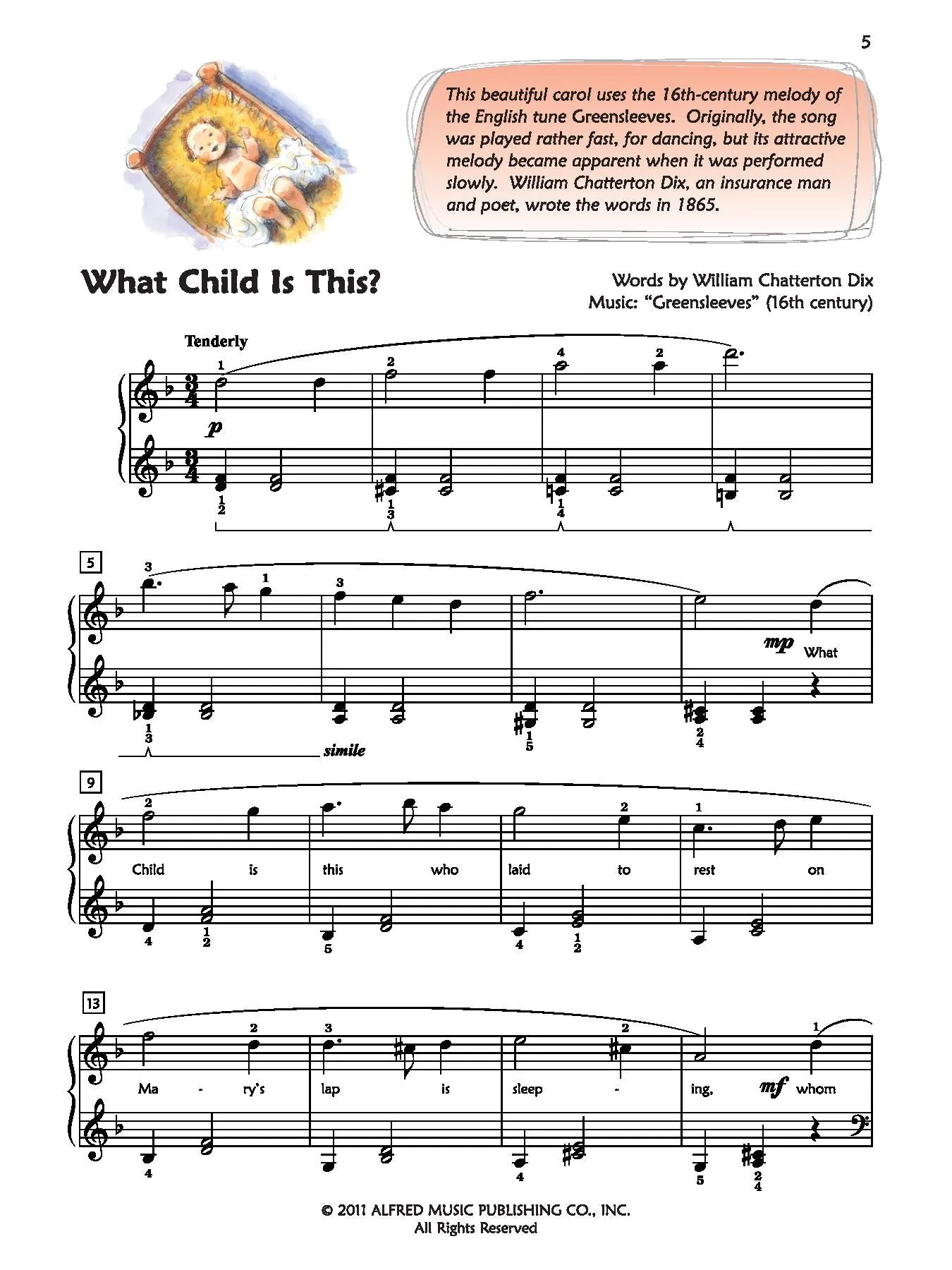 Alfred's Premier Piano Course, Christmas 5