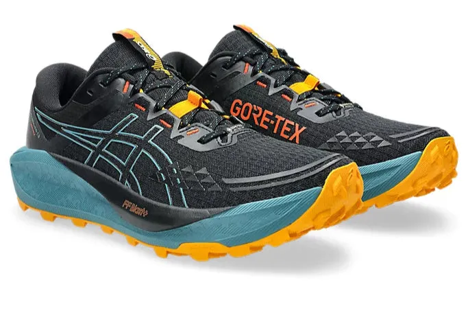 Asics Gel Trabuco 13 GTX (D Width) - Black/Atlantis Blue (Mens)