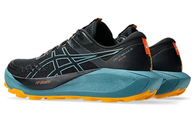 Asics Gel Trabuco 13 GTX (D Width) - Black/Atlantis Blue (Mens)