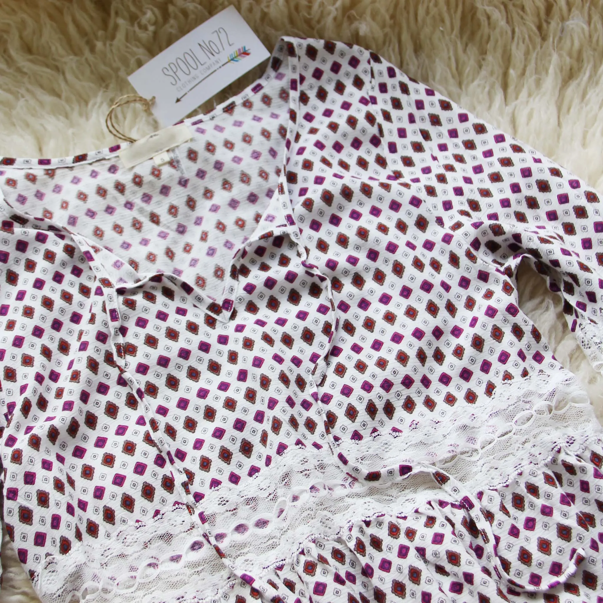 Athena Snow Top in White