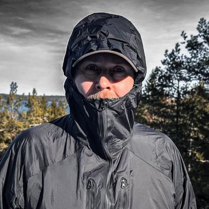 [B] Men's / Unisex Rain Jacket Superlite OUTLET – Large Pit Zips