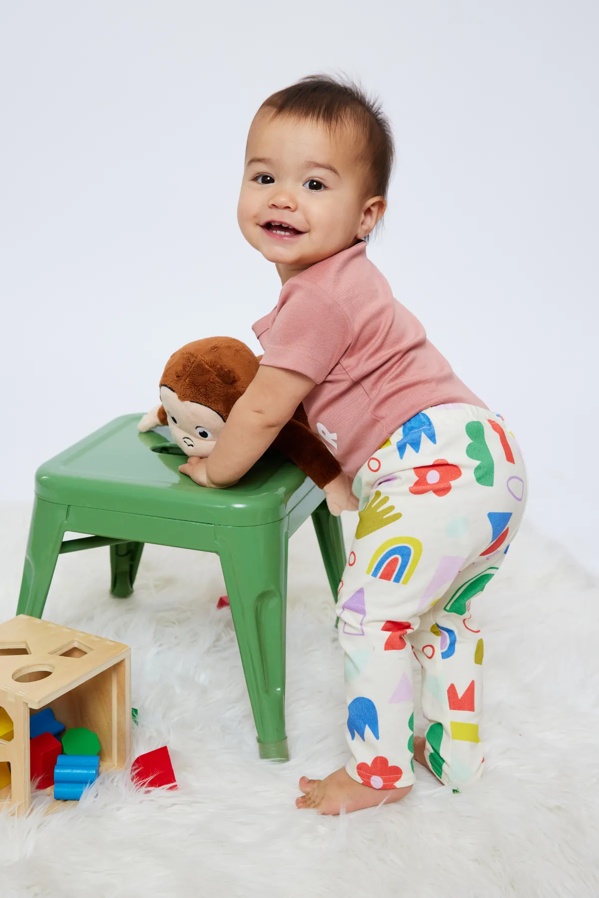 Baby & Kid Organic Leggings - Doodles