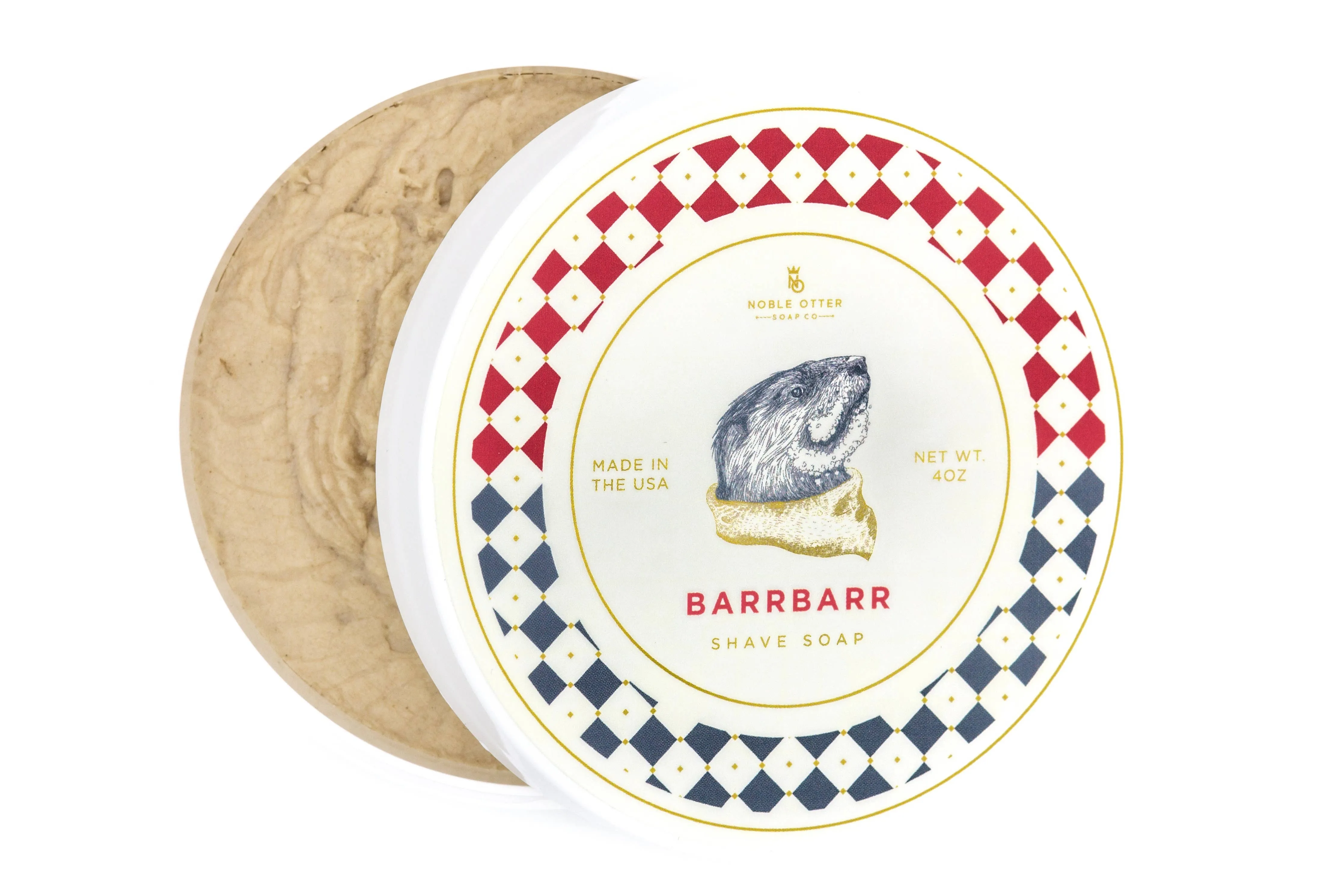BarrBarr Shave Soap: 4oz Jar