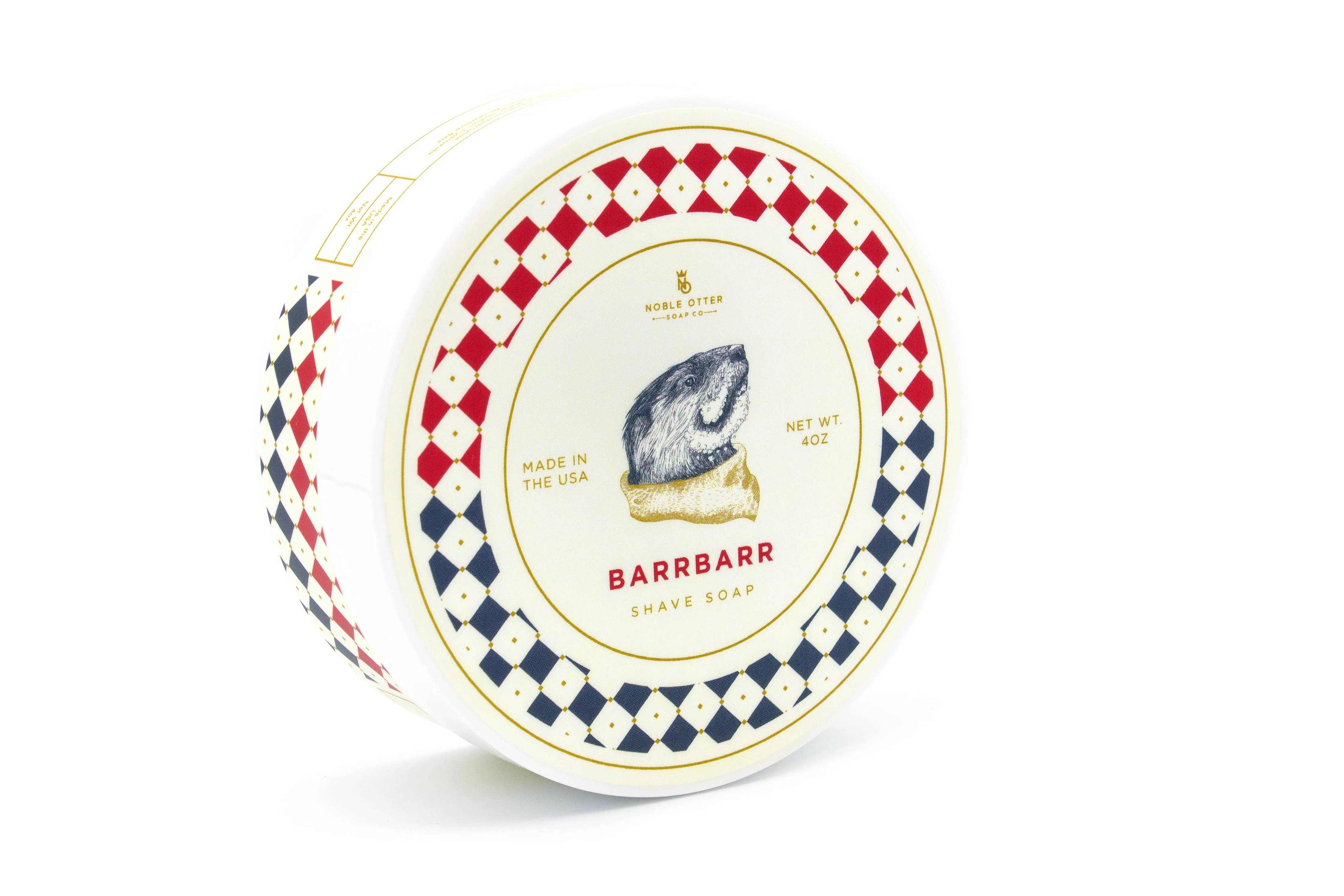 BarrBarr Shave Soap: 4oz Jar