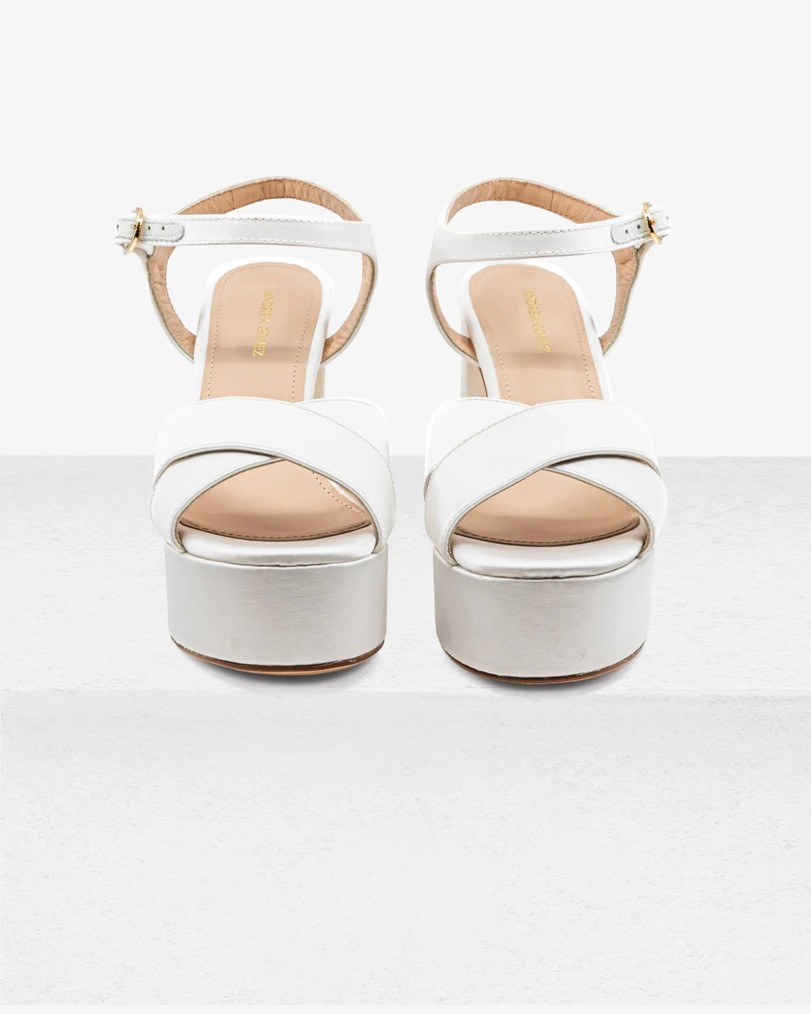 Bella White Satin