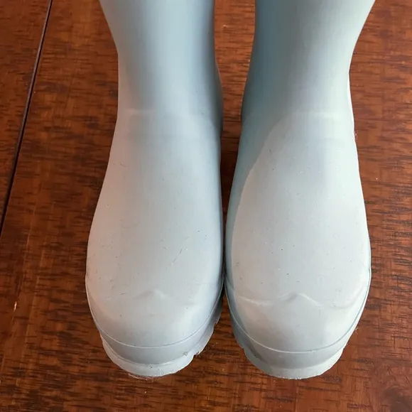 Blue hunter rain-boots