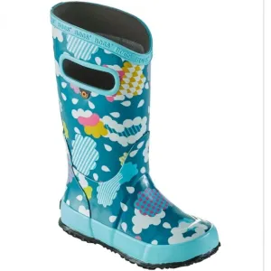Bogs Rain Boots Youth Kids', Clouds size 10