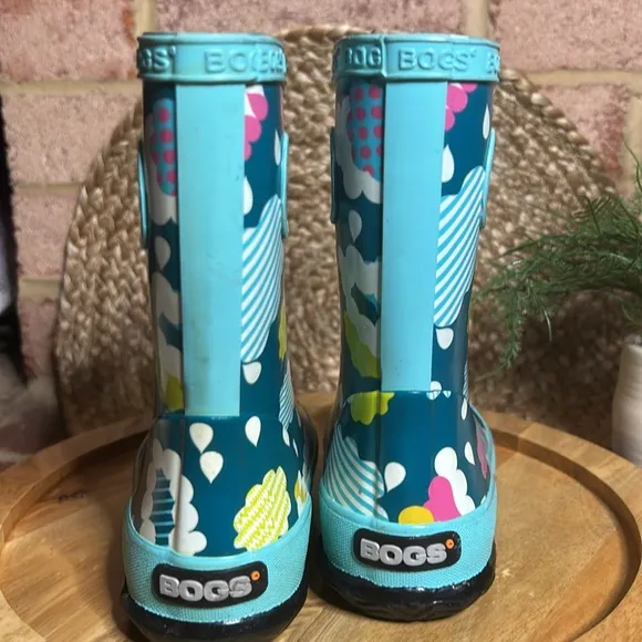 Bogs Rain Boots Youth Kids', Clouds size 10