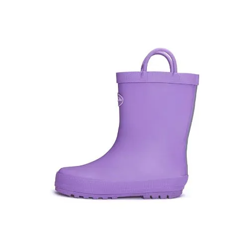 Boy&Girl Rain Boots Waterproof  Purple-KomForme