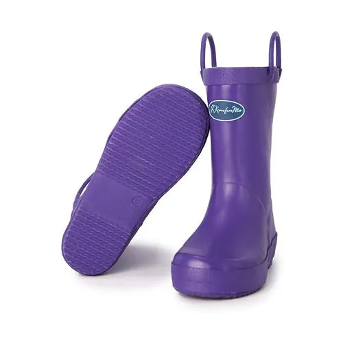 Boy&Girl Rain Boots Waterproof  Purple-KomForme