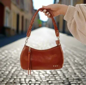 Brynlee Braided Bag | Brown