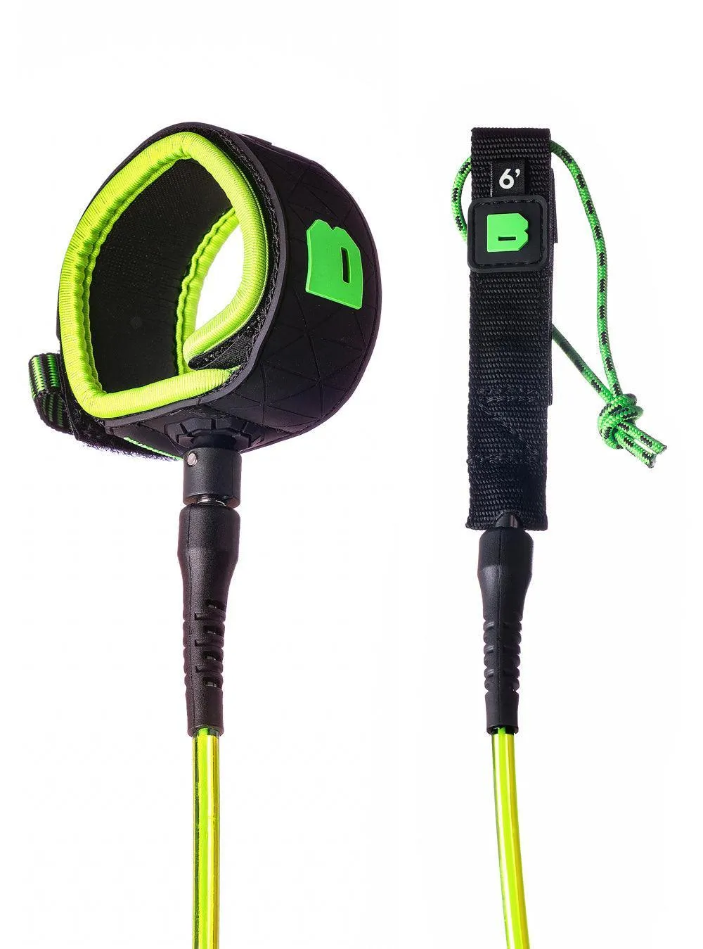 Bulldog 6ft Lime Ankle Surf Leash