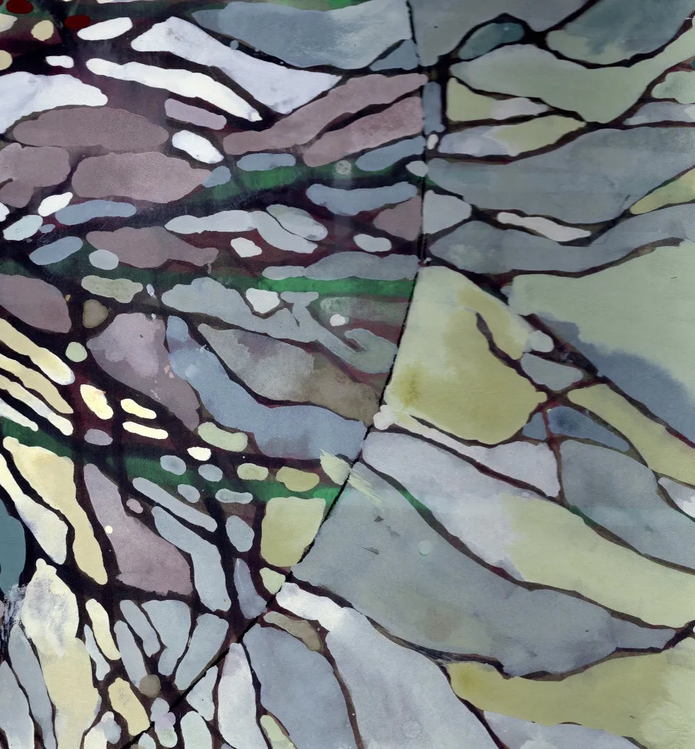 Burning Bush Original Painting by Nancy Tobin - Abstract