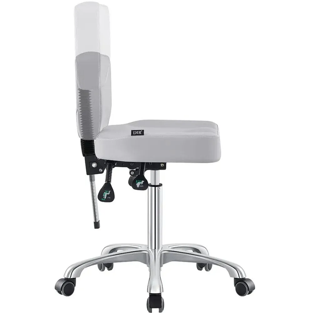 Cadence Medical Stool - LIGHT GREY by DIR Salon Furniture