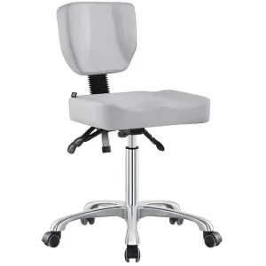 Cadence Medical Stool - LIGHT GREY by DIR Salon Furniture