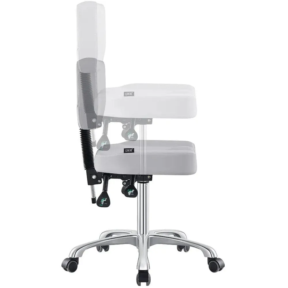 Cadence Medical Stool - LIGHT GREY by DIR Salon Furniture