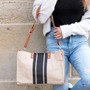 Canvas Stripe Tote