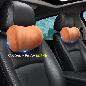 Car Headrest (2 PCS), Custom-Fit For Car, Update Version Premium Memory Foam Car Neck Pillow WAIN227