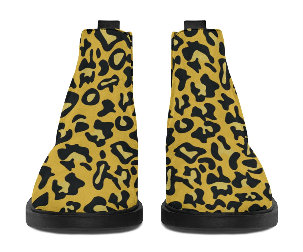 Cheetah Pop Art - Suede Boots