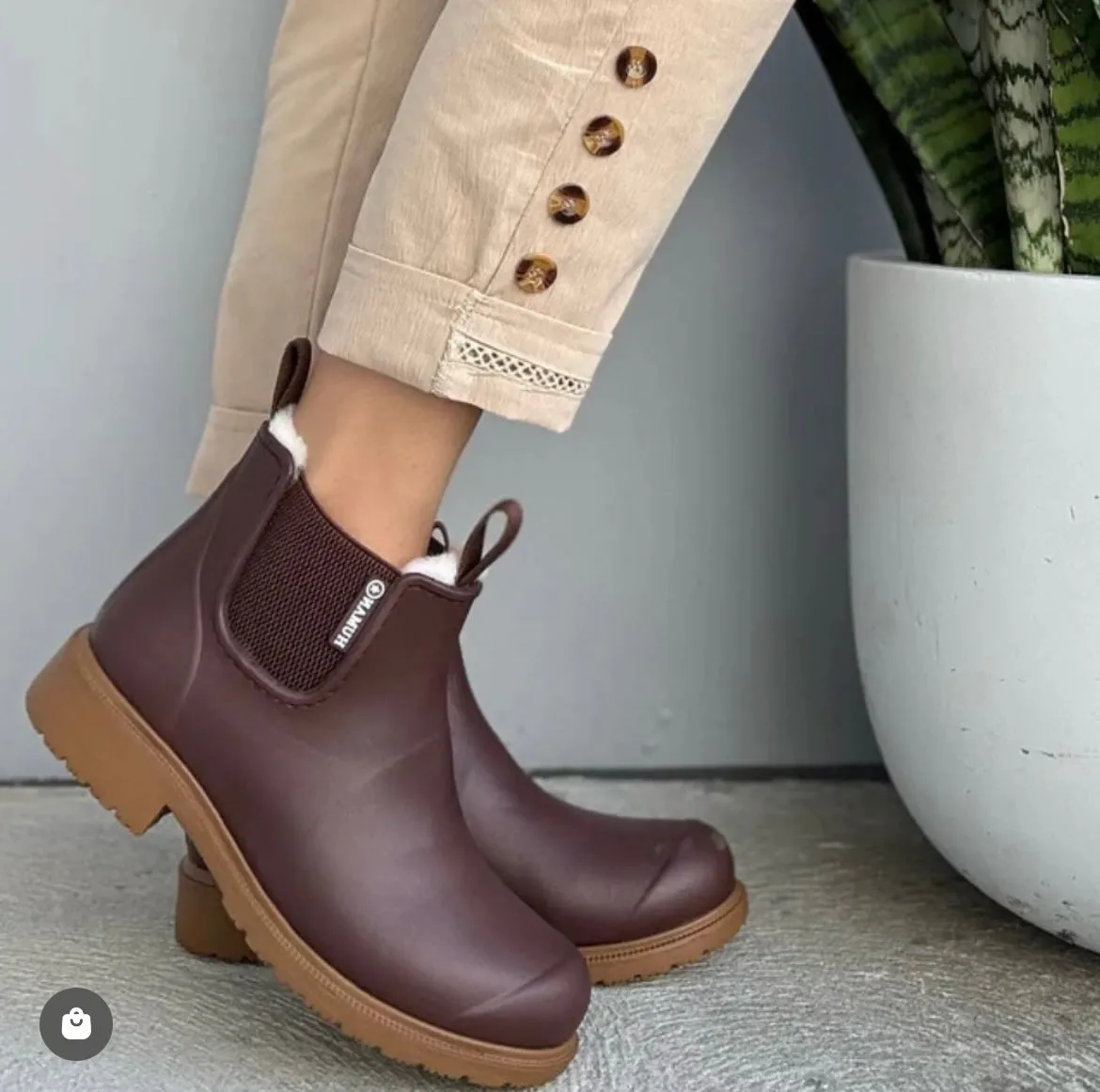 Cooma Rain Boots Chocolate