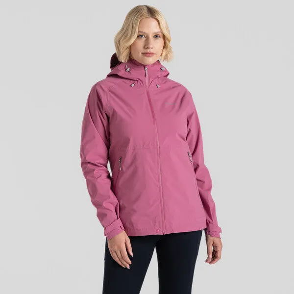 Craghoppers Women's Bronte Waterproof Jacket | Dusky Hibiscus