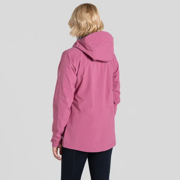 Craghoppers Women's Bronte Waterproof Jacket | Dusky Hibiscus